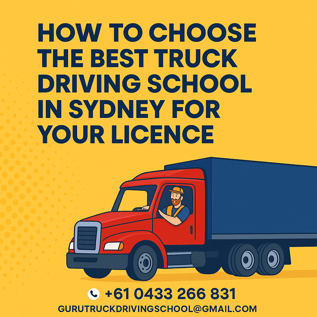 Best Truck Driving School in Sydney for Your Licence