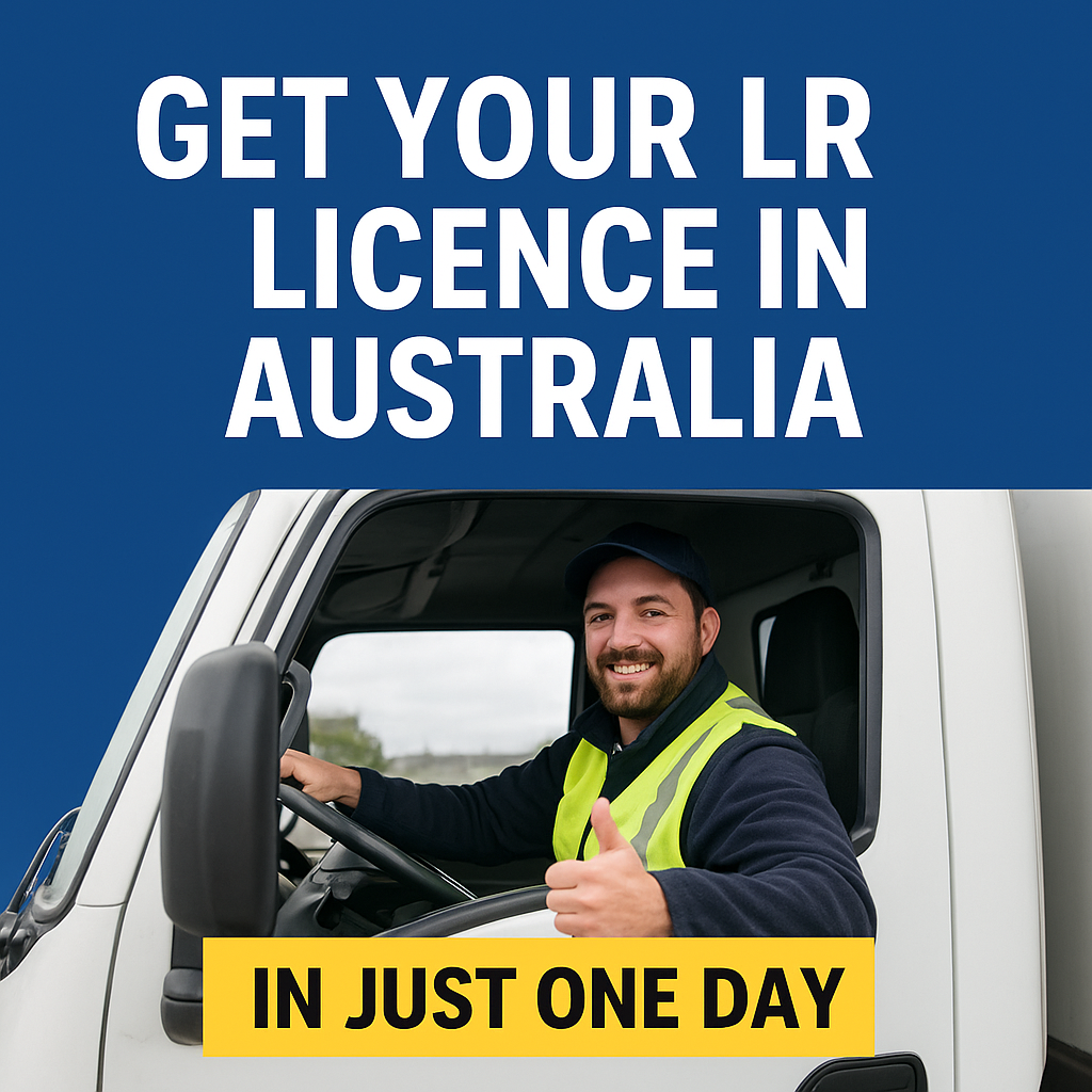 Get Your LR Licence in Australia in Just One Day