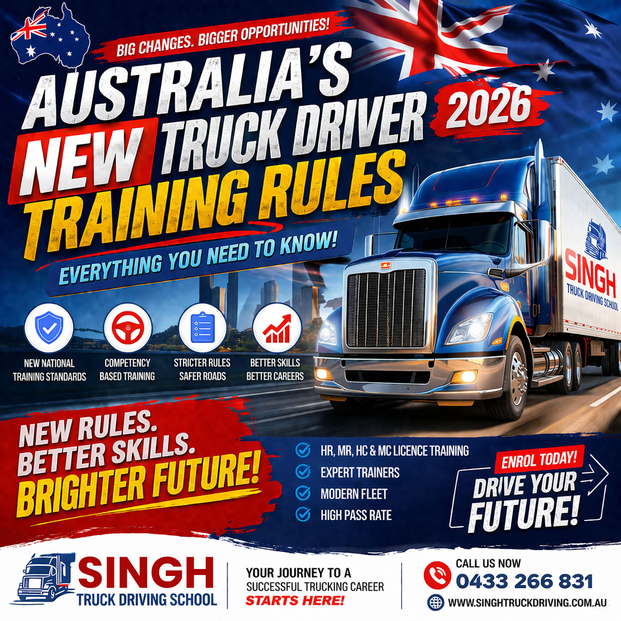 Australia’s New Truck Driver Training Rules 2026